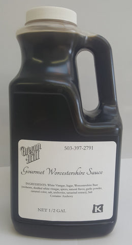 Gourmet Worcestershire Sauce, 1/2 gallon jug
